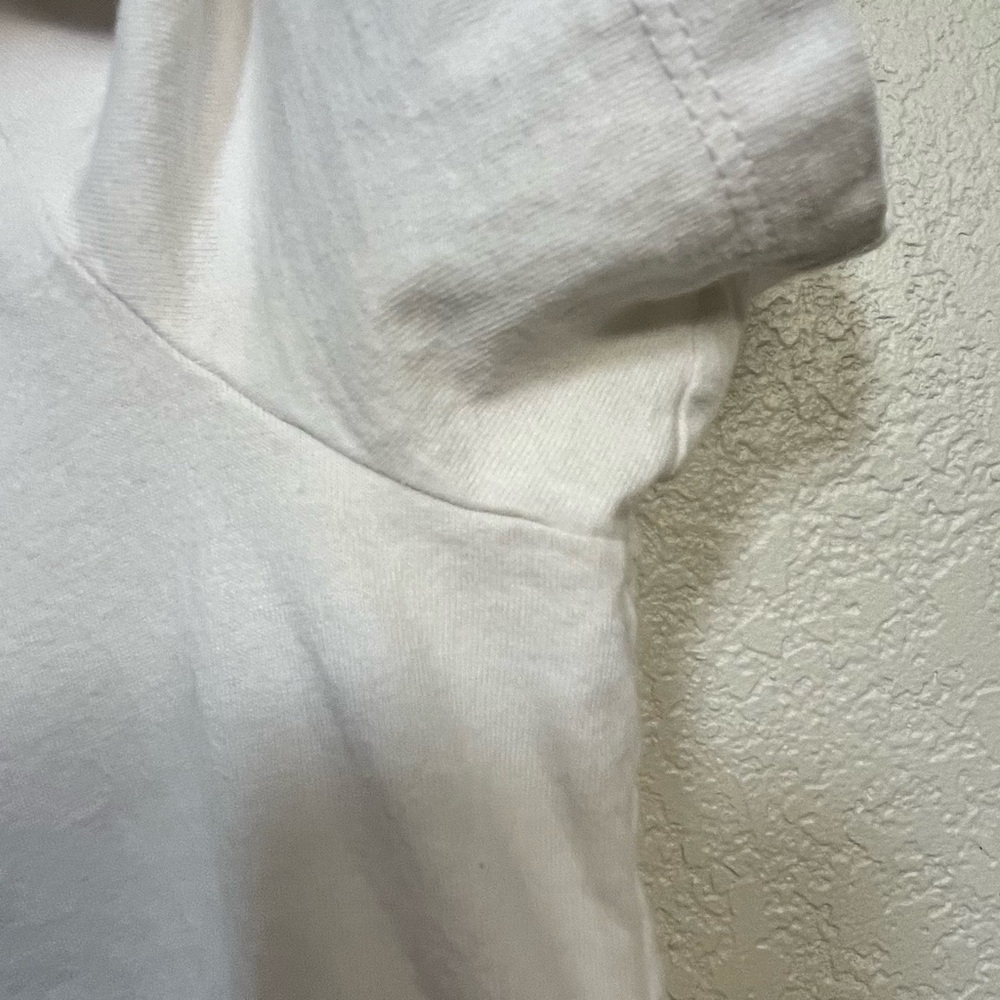 Versace Collection White T-Shirt Metallic Gold Logo - Picture 7 of 7